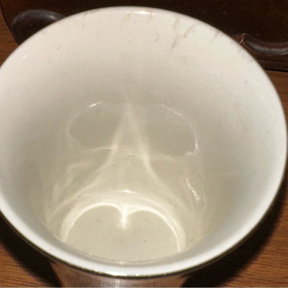 Otigari Golden Calla Cup Tumbler Bathroom Vanity ceramic cup - Picture 3 of 3